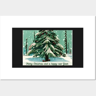 Christmas forest Posters and Art